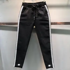 Женские джинсы с эластичным поясом, свободные шаровары, осень размера плюс, 26-31!2021