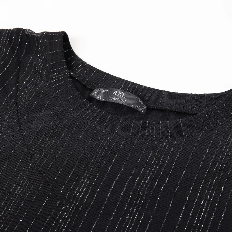 Женская Весенняя футболка с длинным рукавом и круглым вырезом в