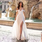 LORIE 2020 свадебное платье принцессы с открытыми плечами Простые Свадебные платья с буффами платья для невесты с Боковым Разрезом свадебные платья