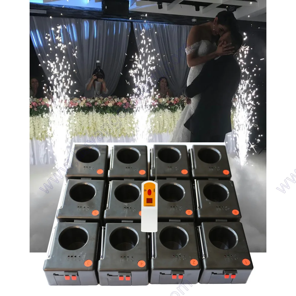 12 канальный в помещении фонтан основа холодной пиротехническая запальная