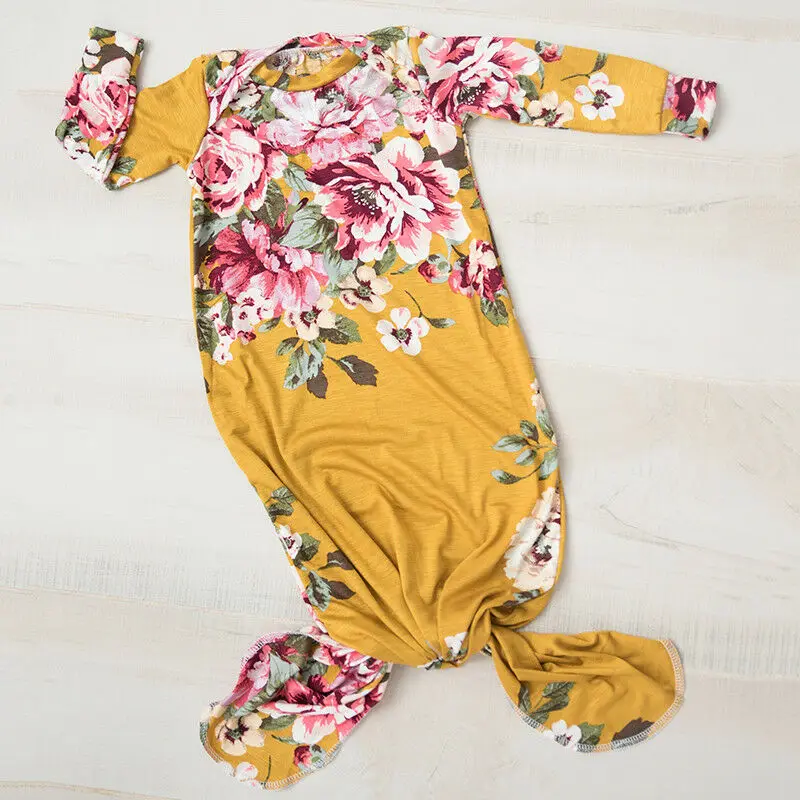 

3Pcs Baby Muslin Yellow printing Floral Snuggle Swaddling Wrap Blanket Newborn Swaddle Towel