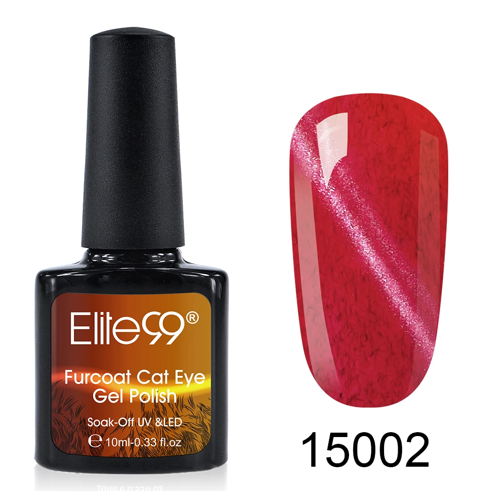 Elite99 10ml Furcoat Cat Eye Gel Polish Vernis Semi Permanent UV Nail Soak Off Magnetic Art Manicure Varnish | Красота и здоровье