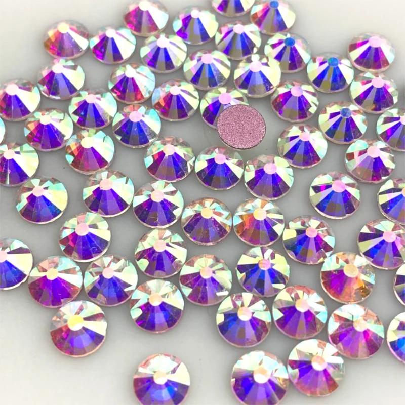 14400 шт. в посылка вке оптовая продажа прозрачные стразы с плоской задней стороной