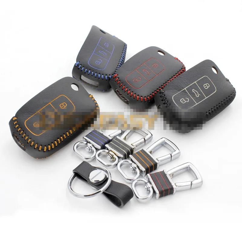 

for volkswagen bora 2016 2009-2012 Leather Car Key Cover key Free shipping