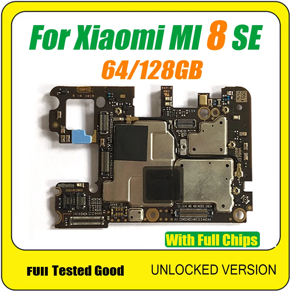 Материнская плата для Xiaomi 8SE MI 100% чистая замена оригинальной материнской платы ОС