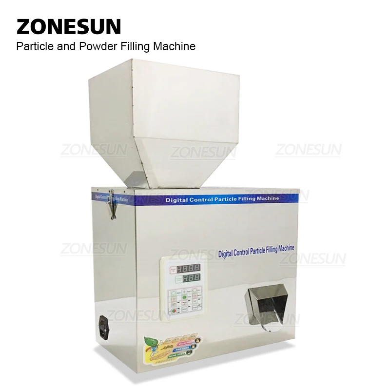 

ZONESUN 5-500g Food Racking Machine Granular Powder Materials Weighing Packing Machine Filling Machine For Seeds Coffee Bean
