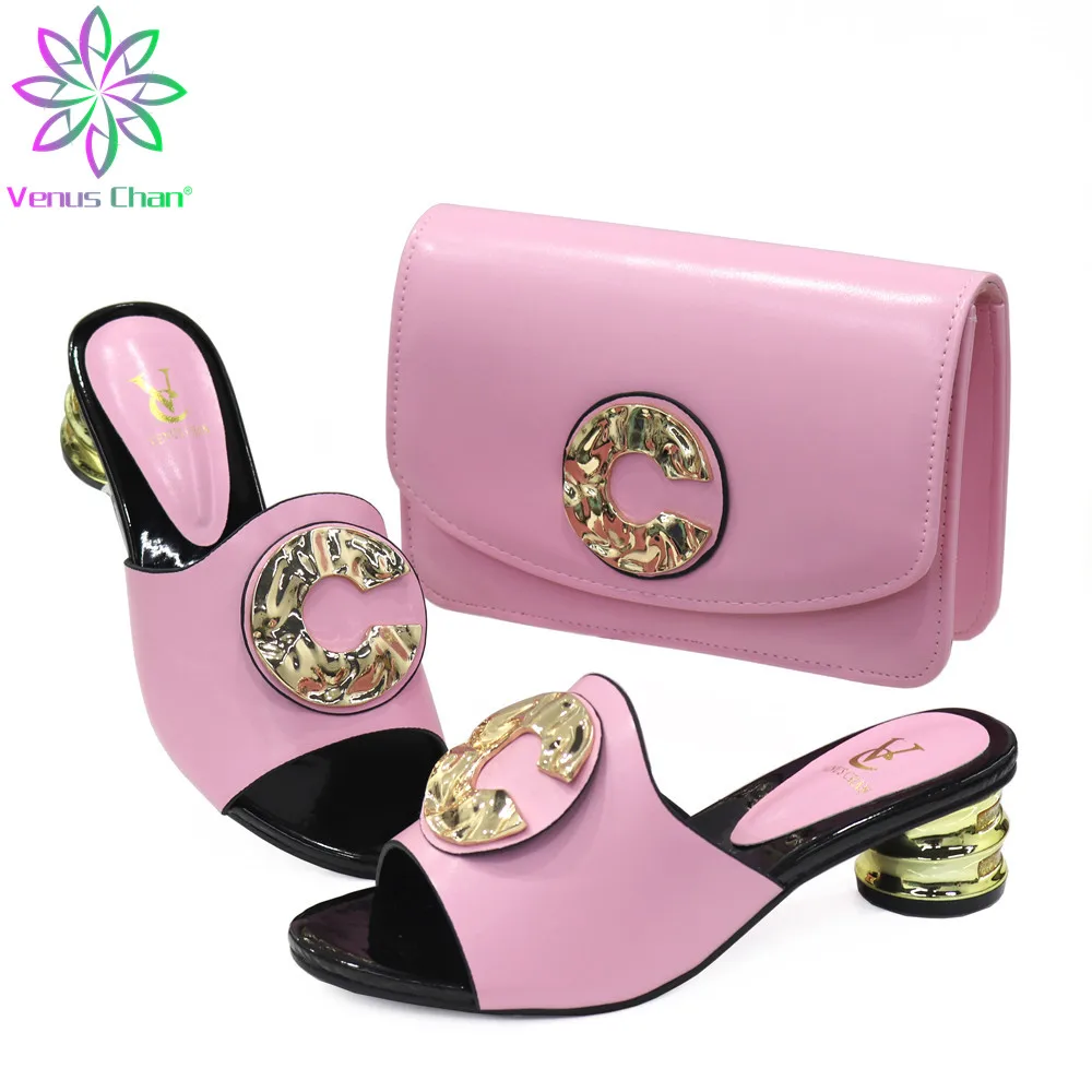 

Pretty Italian Women Shoes and Bag Set with Shinning Crystal 2020 Summer High Quality Afrian Lady Shoes and Bag Set for Party