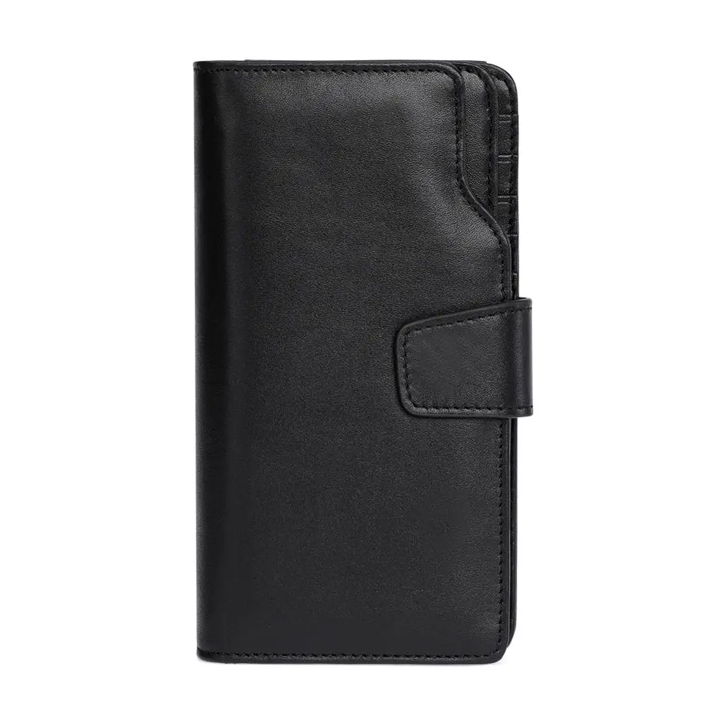 

Men Wallets Luxury Wallet Genuine Leather Wallets Long Purse Card Holder Clutch Bags Long Purse Vintage Walets Phone Wallet