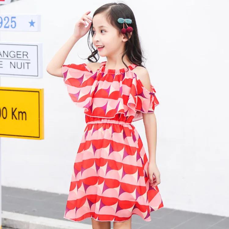 Платье для девочек-подростков цветочный бодикон пляжный сарафан 6 8 10 12 13 лет с