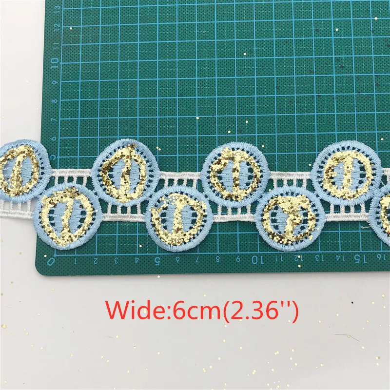 Кружевная лента с цветочной вышивкой для детей 5 ярдов | Дом и сад