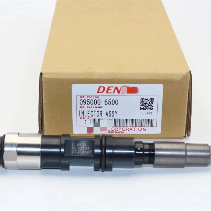 Новые детали дизельного двигателя топливный инжектор 095000-6500 с соплом DLLA139P925 для