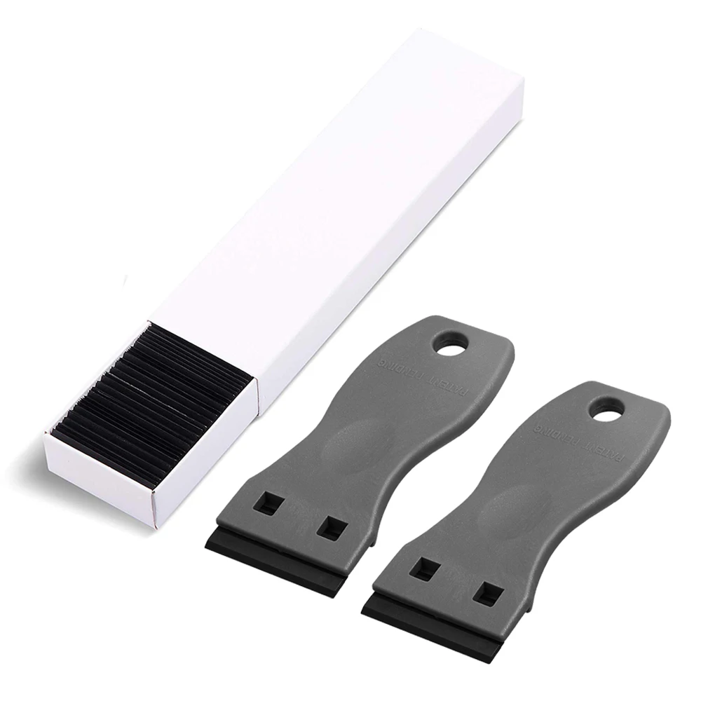 

Лезвие для бритвы FOSHIO, скребок для очистки стекла автомобиля, керамическая духовка, Тонировка окон, устройство для удаления наклеек, лопатка, углеродная пленка для оборачивания