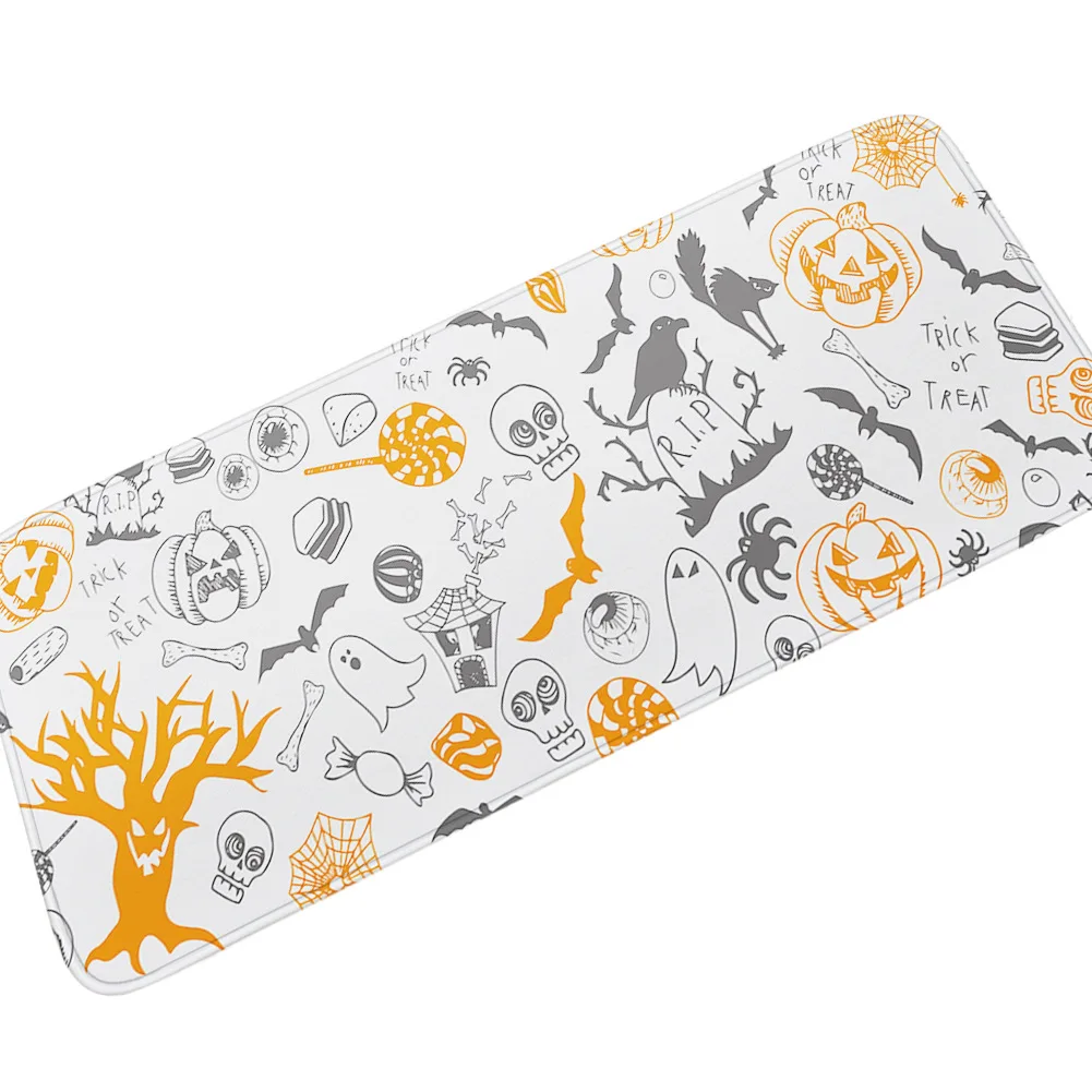 Halloween Carpet Kitchen Long Rug Anti-slip Bathroom Shower Mat Washable Living Room Absorbent Hallway Foot | Дом и сад