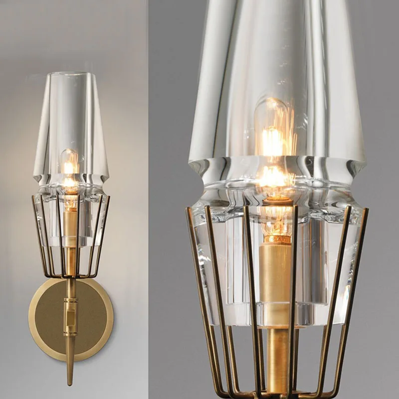 Светодиодный настенный светильник в скандинавском стиле освещение для спальни