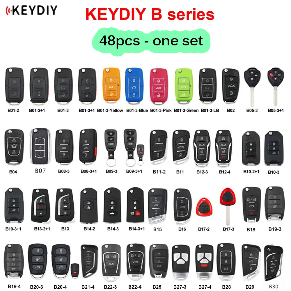 KEYDIY B series B01 B02 B04 B05 B11 B12 B15 B16 B18 B21-4 B25 B27 B28 B29 B31 B32 пульт дистанционного управления для