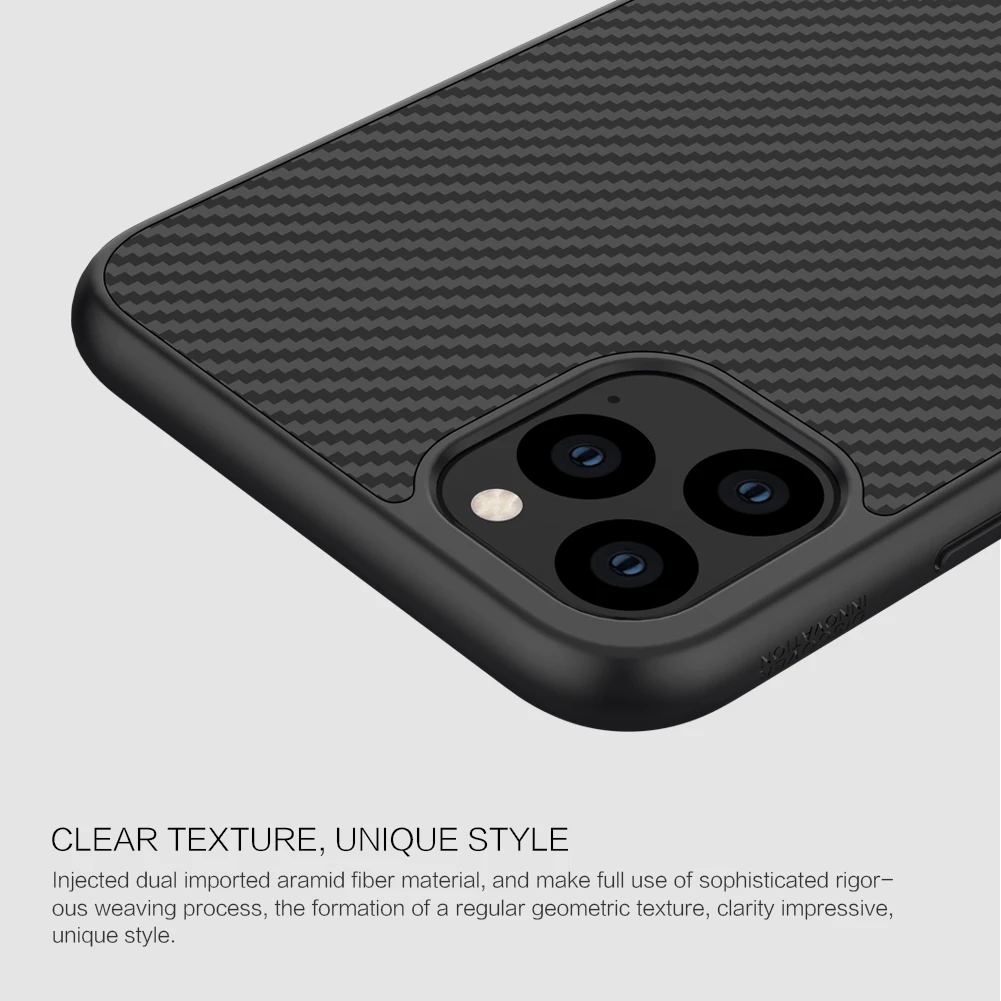 Чехол Nillkin для iPhone 11 Pro Max X Xr Xs Max, жесткий пластиковый чехол из углеродного волокна для iPhone 11 Pro Max