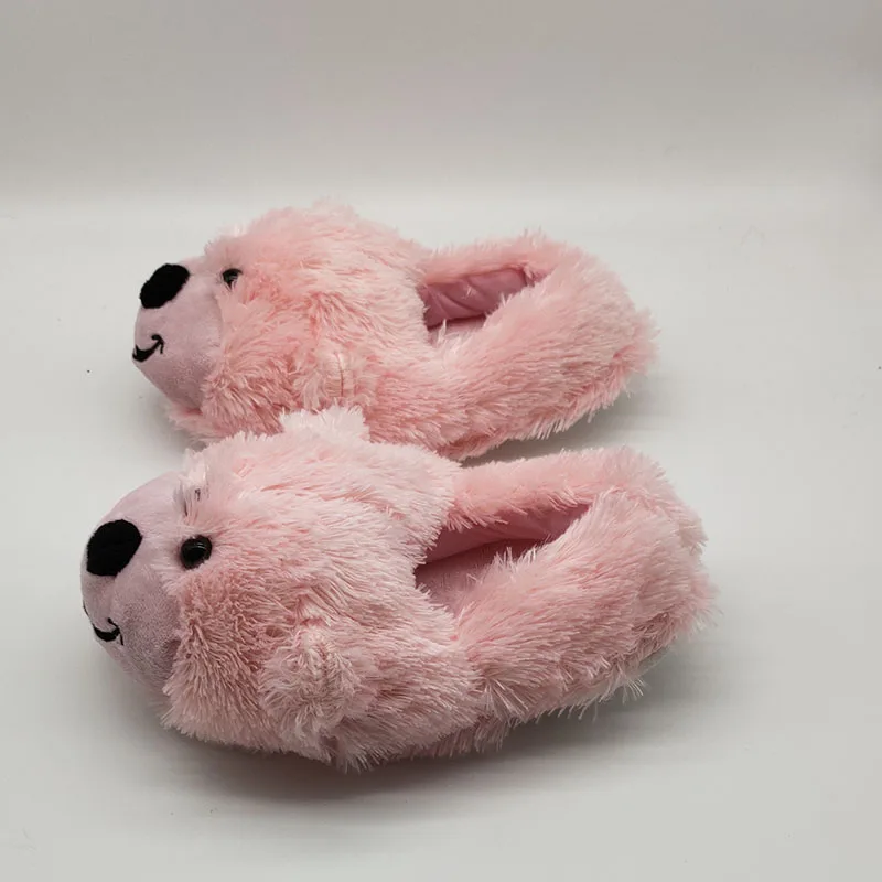 

Cute Animal Slipper For Women Girls Pig Fashion Kawaii Fluffy Winter Warm Slippers Woman Cartoon House Slippers Funny Shoes