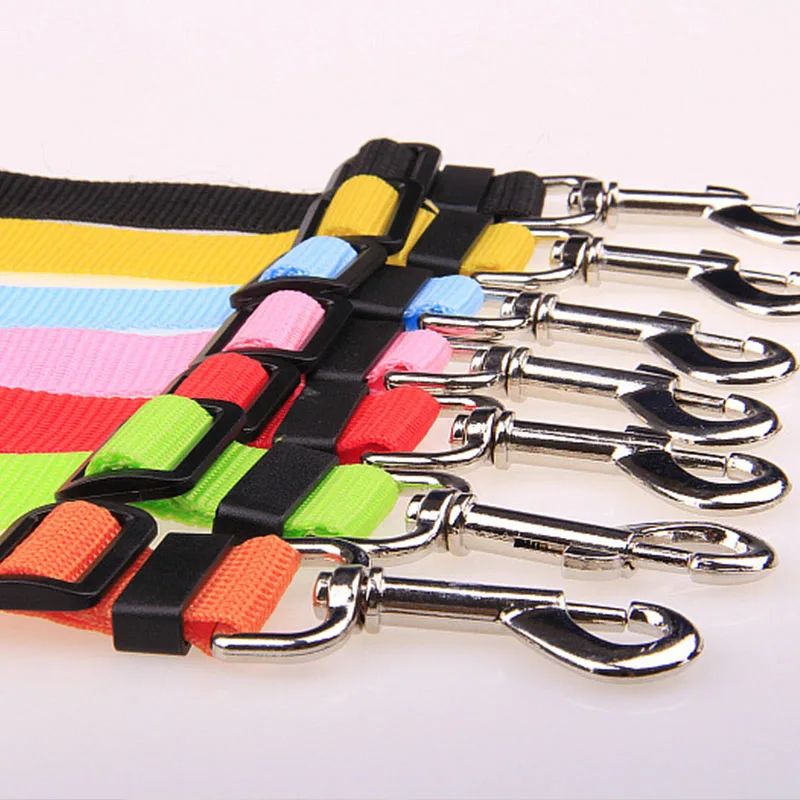 

Adjustable Dog Car Safety Seat Belt Vehicle Pet Seatbelt Harness Dog Lead Clip Pet Supplies Safety Lever Traction Collar Perro