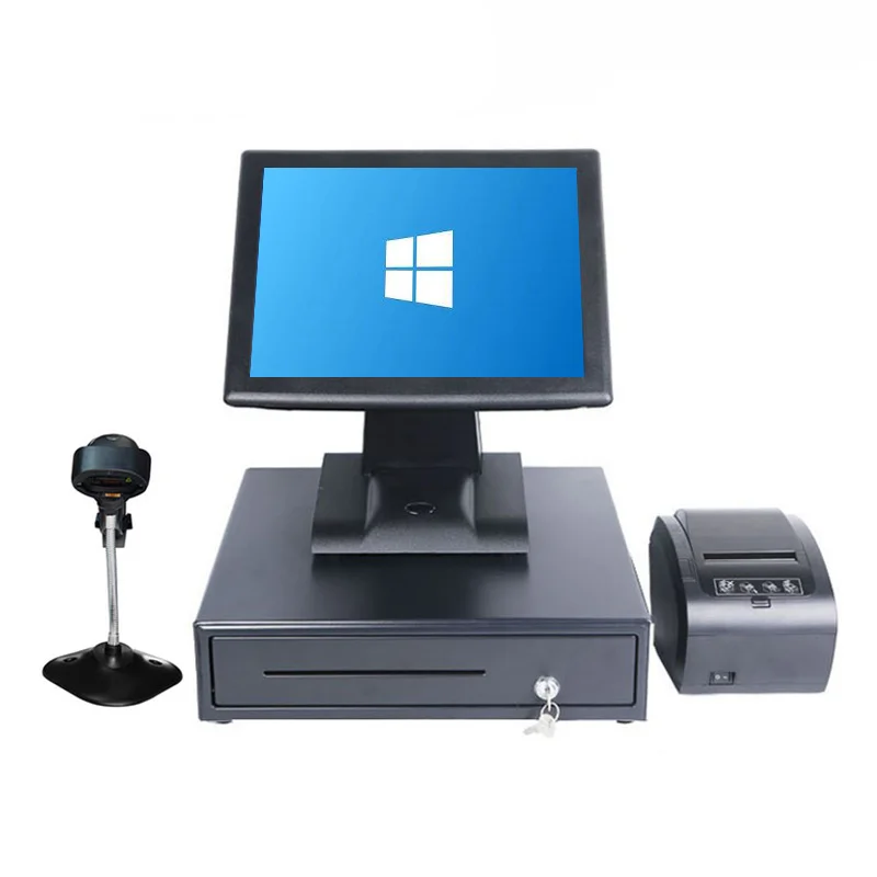 

ComPOSxb point of sale pos system 15inch touch screen all in one cash registers machine pos pc