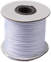 about 88 yardsroll 1mm waxed polyester cord korean waxed cord thread beading thread bead cord white