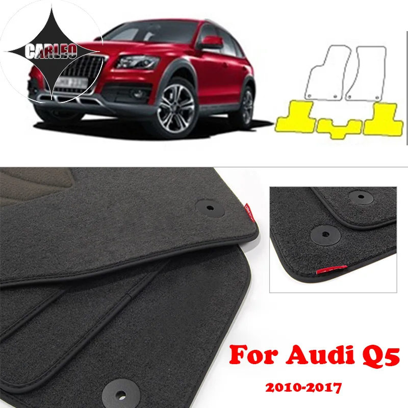 

Auto Car Floor Mats For Audi Q5 2010-2017 Suede Carpet Car Dedicated Environmental Protection Material Multi-Colors