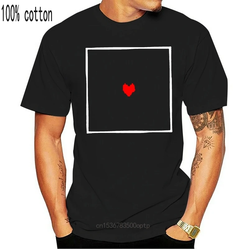 

New Personalized Heart In A Box [Undertale] Tshirt Women Round Neck Natural Mens T-Shirt Plus Size S-5xl Clothing Hip Hop