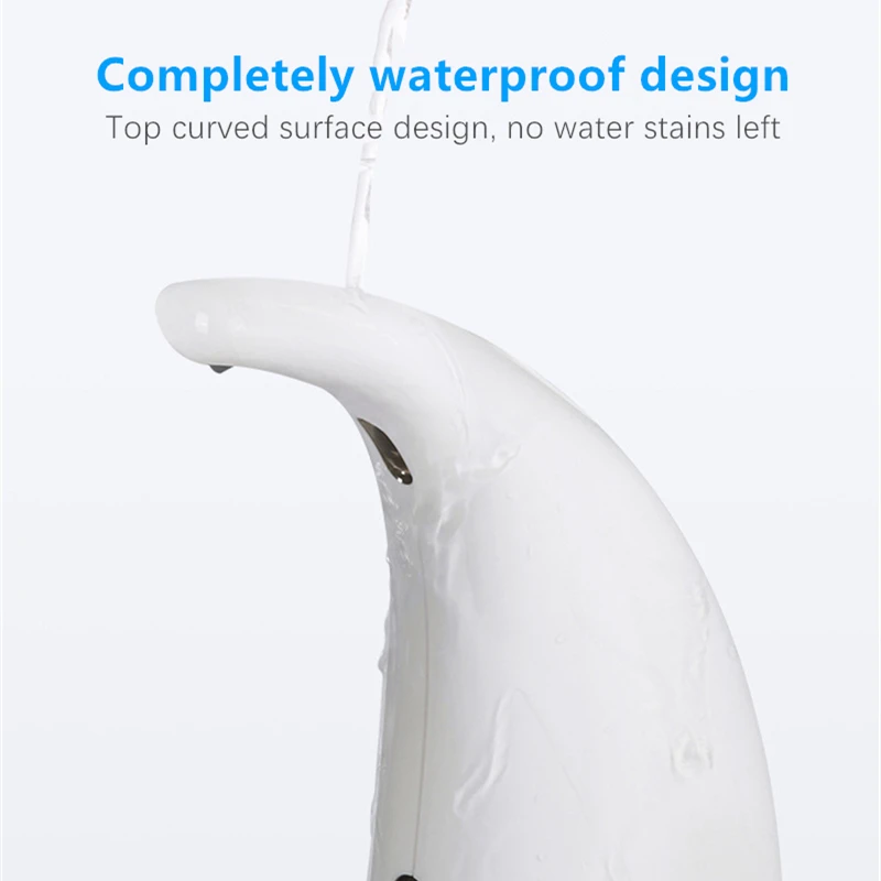 Dispensador autom&aacute;tico de jab&oacute;n l&iacute;quido para ba&ntilde;o, dispositivo con Sensor inteligente infrarrojo, sin contacto, para cocina y champ&uacute;, 300ML-4