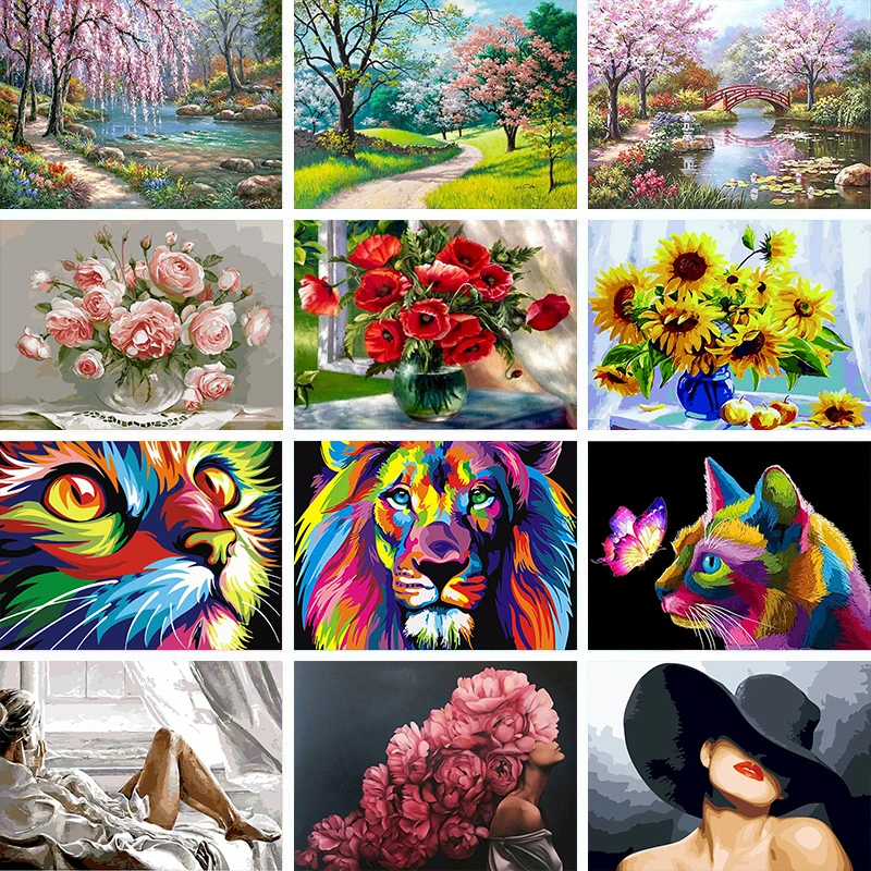 Картина по номерам сделай сам 40 х50 см|Картины номерам| |