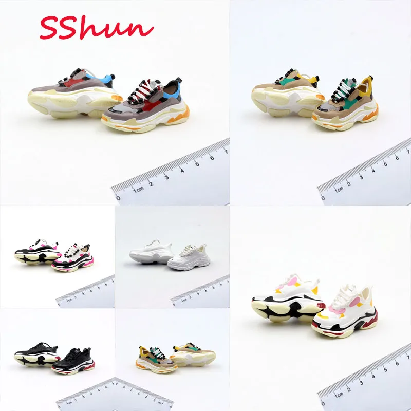 Париж 1/6 весы красочные солдат мини полые обуви Модель для детей возрастом от 12