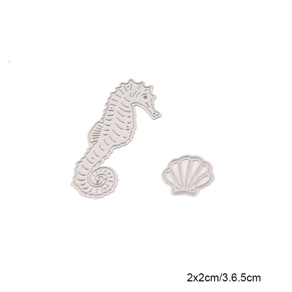 Seahorse металлические режущие штампы Скрапбукинг Ремесло срезы Рождество DIY альбом