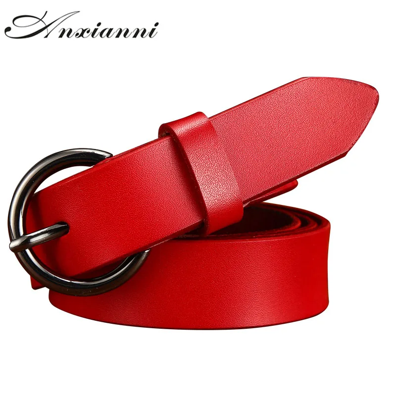 Ремень из натуральной воловьей кожи Женский роскошный модный пояс с широкими