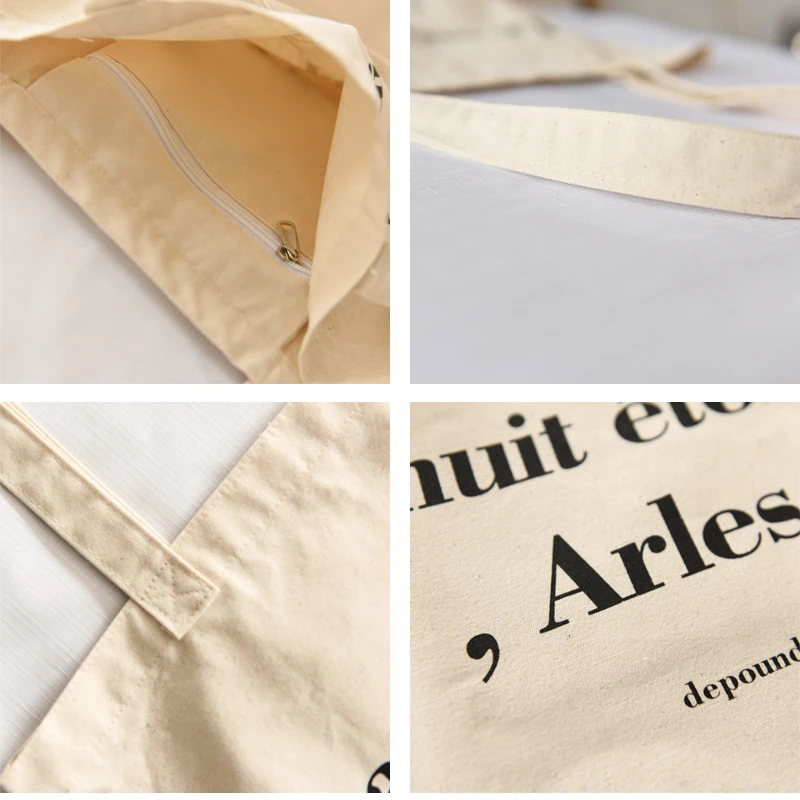 Сумка Youda на плечо с буквенным принтом женская модная Холщовая простая