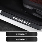 Наклейка на пороги автомобиля, 4 шт., для Honda Insight, накладка на педаль, защита от царапин, наклейка, аксессуары для тюнинга автомобиля