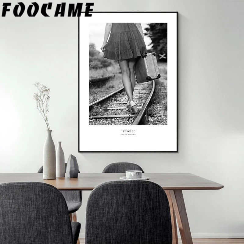 Цветок стены искусства холст картина Северное растение пейзаж перо винтажные