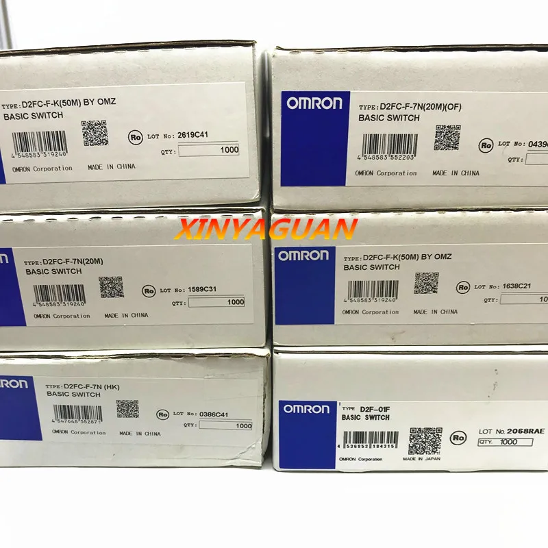 5 шт. Новый оригинальный микропереключатель мыши OMRON D2FC-F-7N подходит для Logitech MX518 MX510 G400 G403 G500 G520 G603 G703 G900 D2FC.