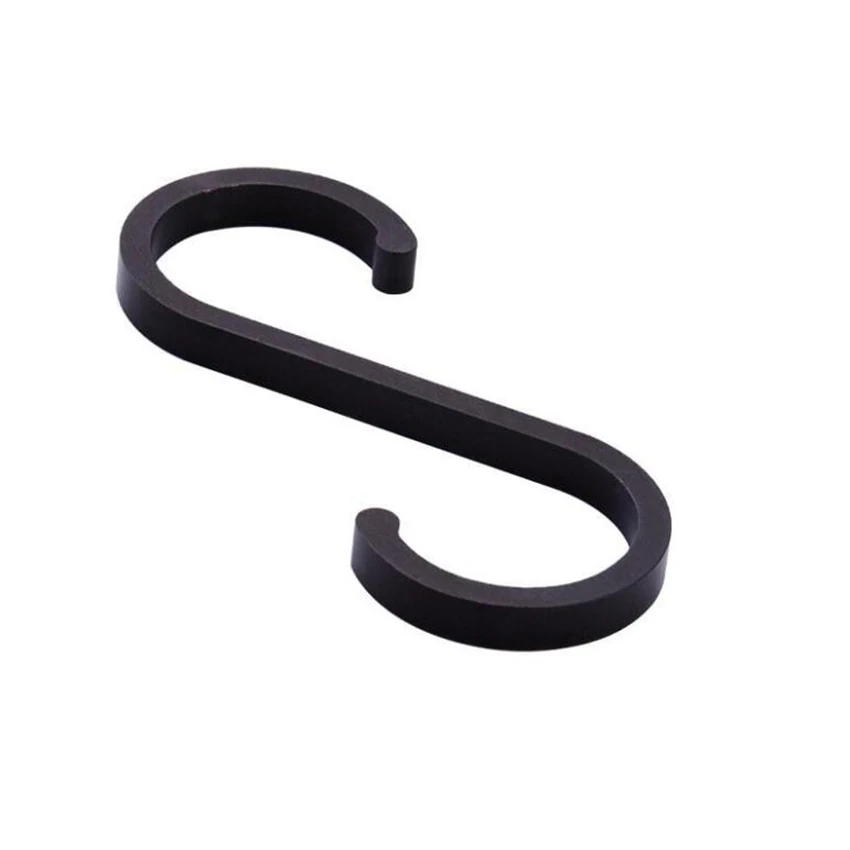

S Hook, Aluminum S Shaped Hooks for Kitchen, Bathroom, Heavy Duty Hanger Hooks for Hanging Pots, Pans, Plants, Towels