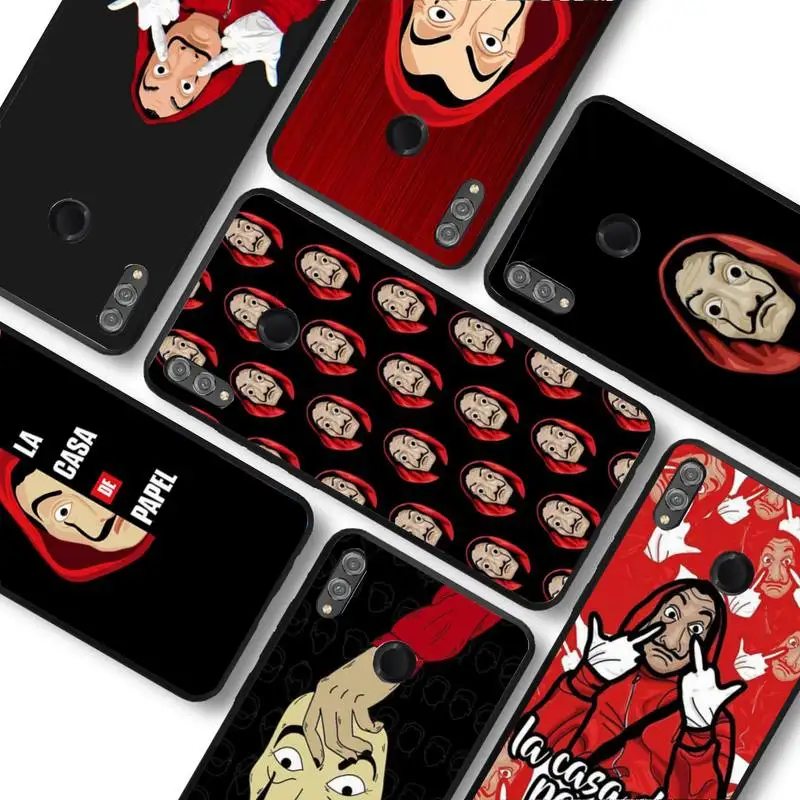 

Spain TV Money Heist House Paper La Casa de papel Phone Case For Huawei honor 10Lite 10i 20 8x 10 Funda for Honor 9lite 9xpro