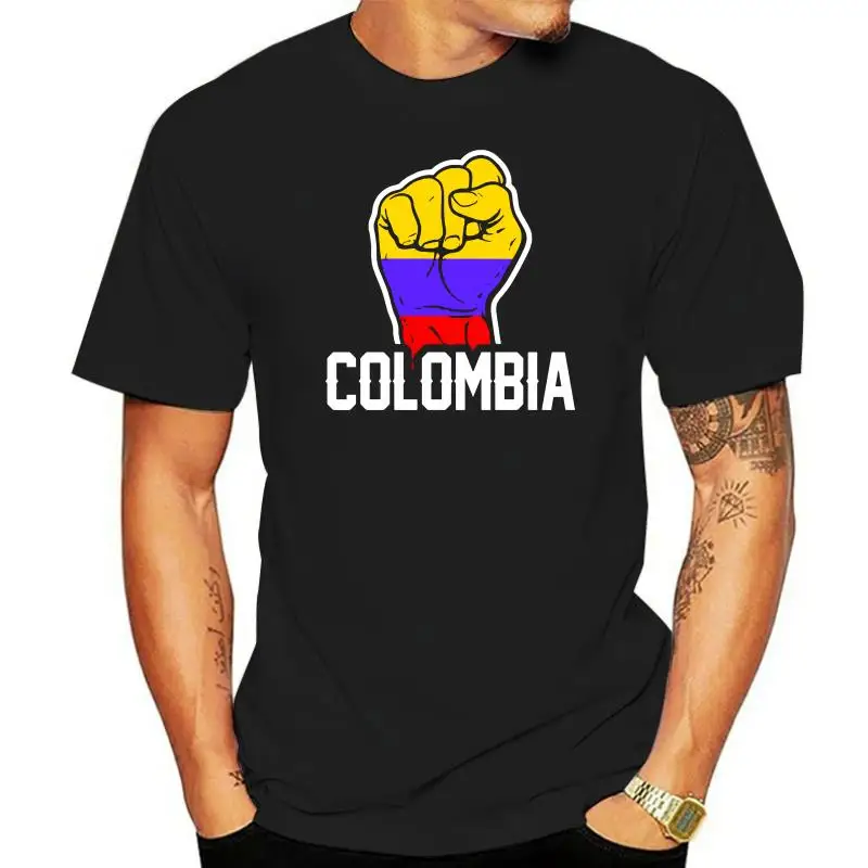 

Футболка Create Colombia с флагом, Мужская футболка унисекс, мужские футболки 2020 большого размера