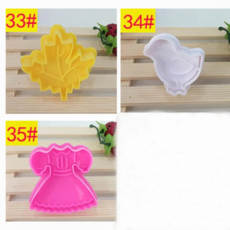 1 шт. Симпатичные Пластиковые Формы для кексов 8 видов форма печенья пресс торта