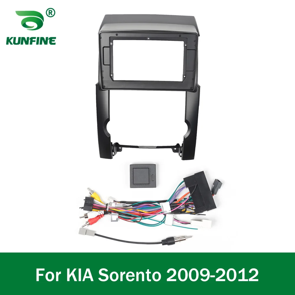 

Автомобильный GPS-навигатор, стерео для KIA Sorento 2009-2013, радио, облицовка, рамка, подходит для 2Din, 9-дюймовый экран приборной панели