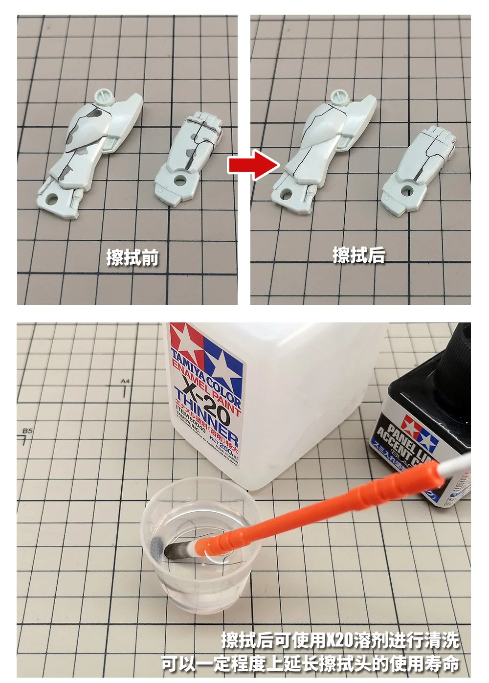 Набор инструментов для рисования Gundam в стиле милитари ручка уборки не оставляет