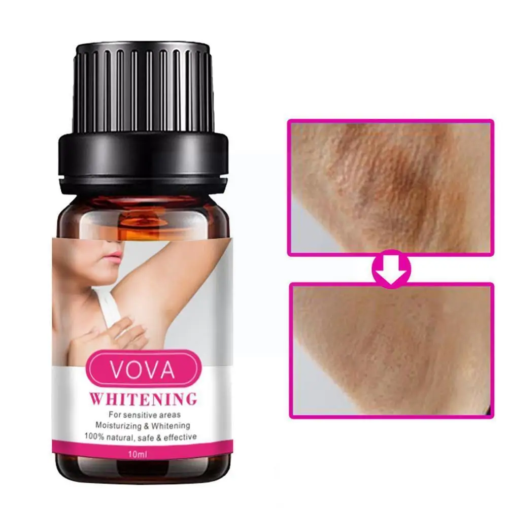 

Эффективное Отбеливающее эфирное масло для чувствительных участков, 10 мл, увлажняющее Отбеливающее масло для подмышек, темной кожи, ног Kn ...