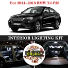 9 шт. салона белый светодиодный светильник лампы Комплект для 2014-2018 BMW X4 F26