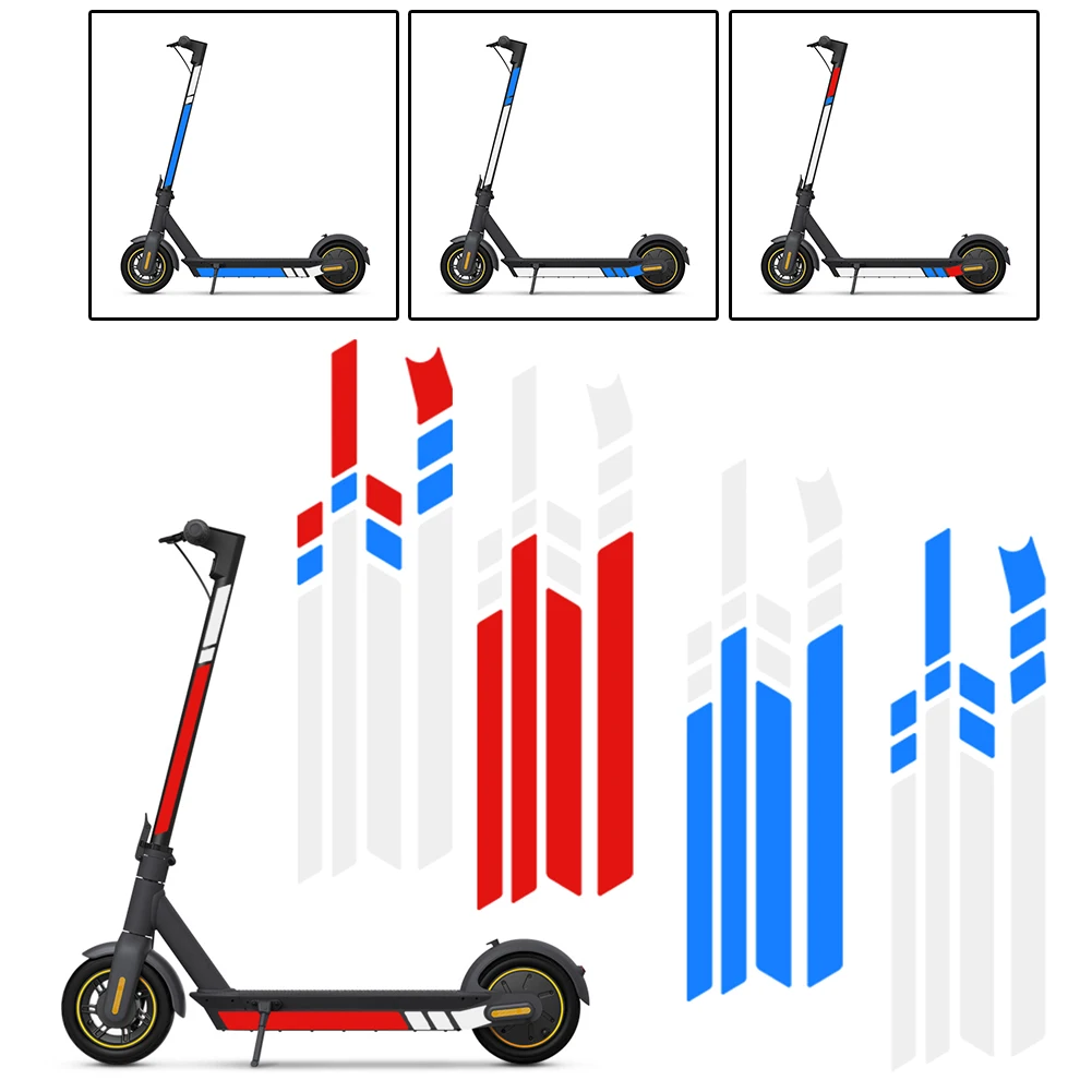 

Электрический скутер Светоотражающие Стикеры Водонепроницаемый Предупреждение полоска Светоотражающая светильник Стикеры для Mijia MaxG30 ск...