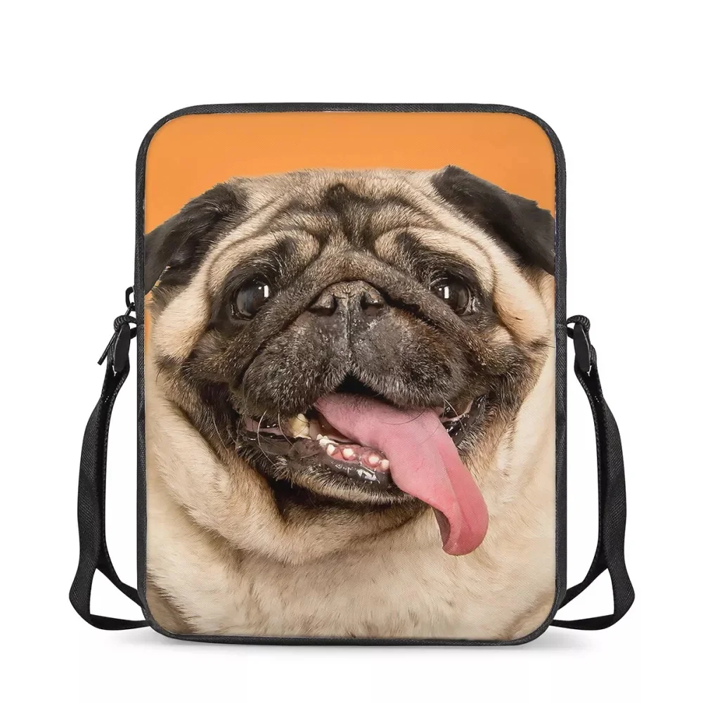 Сумка кросс-боди Женская маленькая квадратная, милая Студенческая сумочка-конверт для телефона, мессенджер в Корейском стиле для собак и Мо...