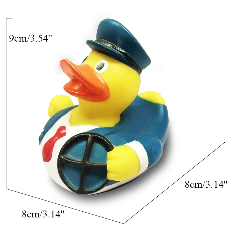 ESALINK 3 шт. 9 см детские игрушки Классические для ванны тема Captain'S комбинированный