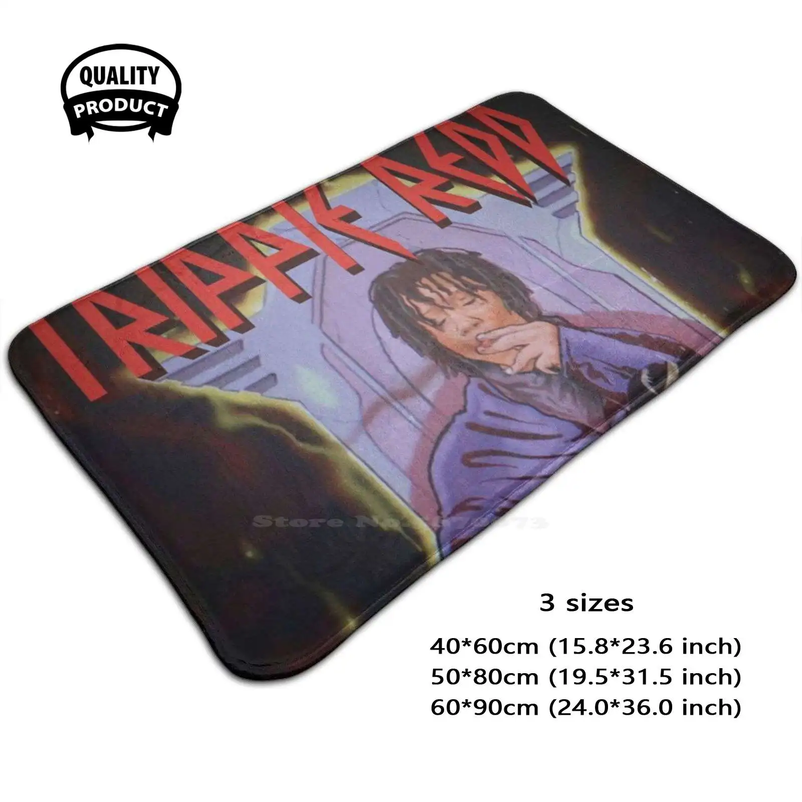 Y Redd 3 размера домашний ковер комнатный альбом музыка хип-хоп Trippie Tour Rap Lil Uzivert