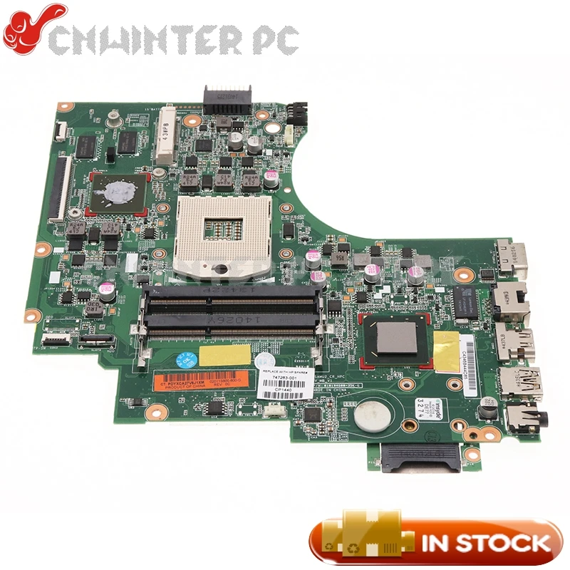 Материнская плата NOKOTION для ноутбука HP Compaq 14 D 240 G2 246 747263 001 501 GT820m видеокарта HM76