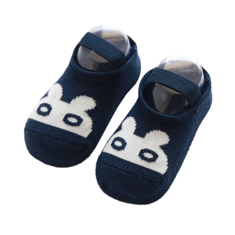 Детские носки мягкие с мультяшным принтом для новорожденных мальчиков и девочек