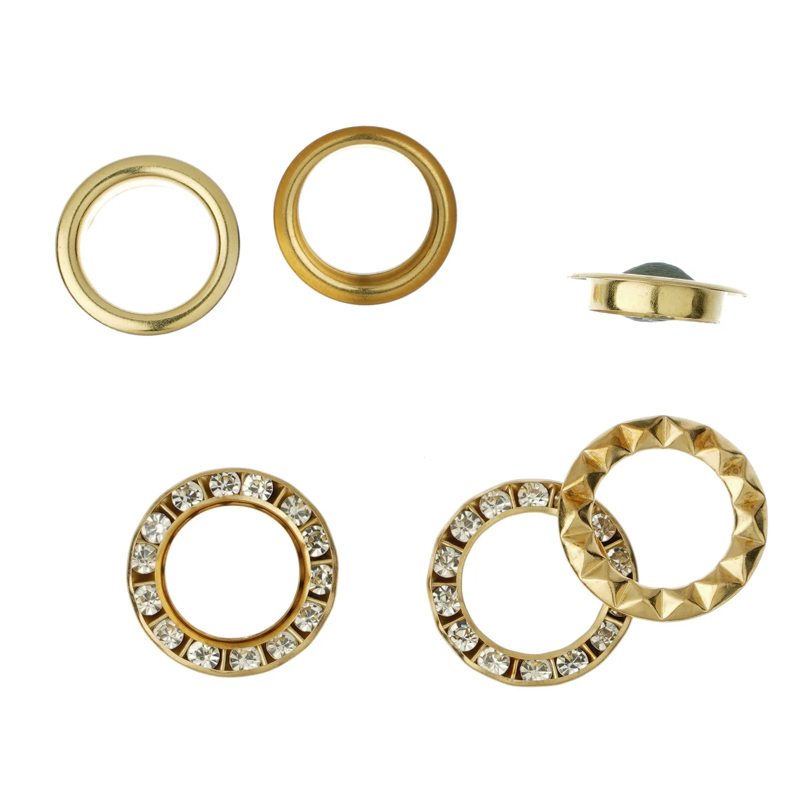 50 компл латунь Материал наконечник Ушко с стразы бриллиантами шайба подходит